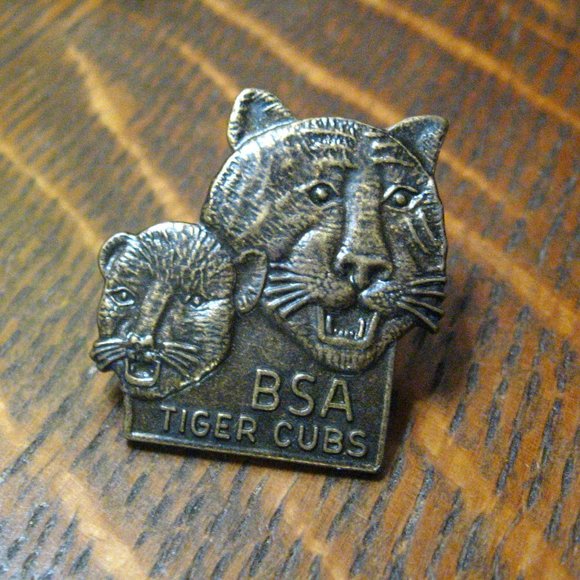 🐯 BSA Tiger Cubs Vintage Pin - Picture 1 of 4